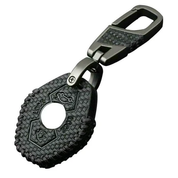 

Black Leather Zinc Alloy Carbon Fiber Style Car Key Case for BMW M3 E38 E39 E46 E53 E60 E61 E83 E85 E86