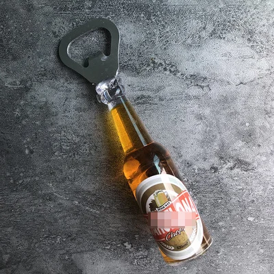 Creative Simulation Beer Bottle Opener Multifunctional Magnetic Refrigerator Magnet Bottle Bar Decoration Kitchen Gadgets D