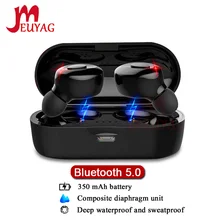MEUYAG TWS Wireless Bluetooth Earphone Stereo Sport Headset With Microphone Mini Earbuds music Earphones For IOS Android