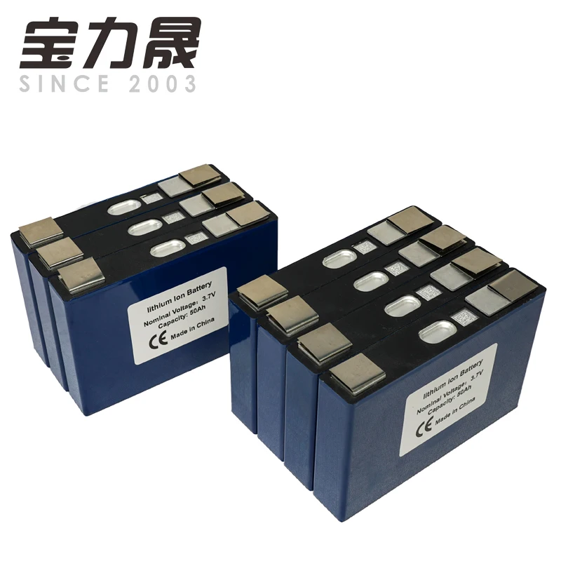2019 новый 13 шт 3 7 V 50Ah 48V50ah NCM 1000 раз жизненный цикл призматическая ячейка для 24V E Scooter