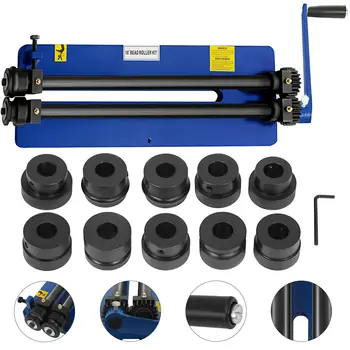 

Bead Roller Former Swager Rotary Swaging Machine 460mm 18" 1.2mm 6 Roll Sets