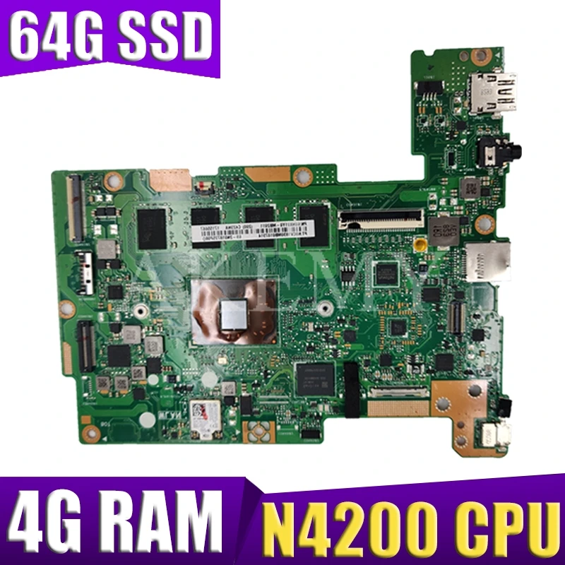 C423NA Moederbord N4200 Cpu 4 Gb Ram 64 Gb Ssd Voor Asus Chromebook C423NA C423N C423 Laptop Moederbord C423NA Moederbord C423NA Moederbord N4200 Cpu 4 Gb Ram 64 Gb Ssd Voor Asus Chromebook C423NA C423N C423 Laptop Moederbord C423NA Moederbord