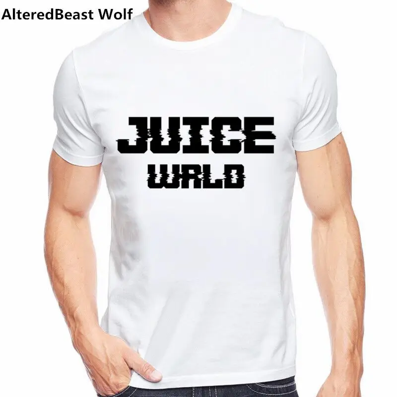 as picture Juice Wrld Футболка мужская хип-хоп рэпер Футболка Harajuku модный принт уличная одежда повседневная мужская забавная футболка Homme подарок - Цвет: as picture