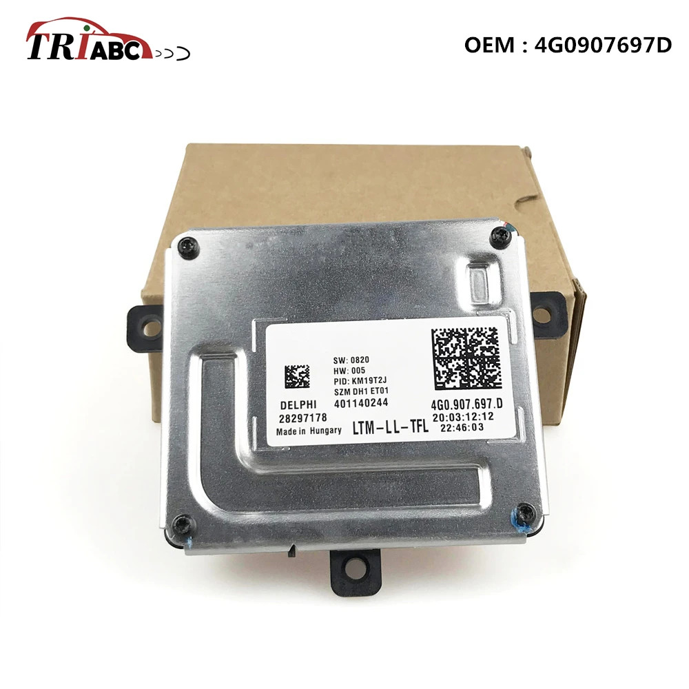 4G0907697D Xenon Driving Headlight Ballast Control Sensor For Audi A4 A5 A6 A8 Q3 Q5 TT VW Seat Skoda Octavia Yeti 4G0.907.697.D |