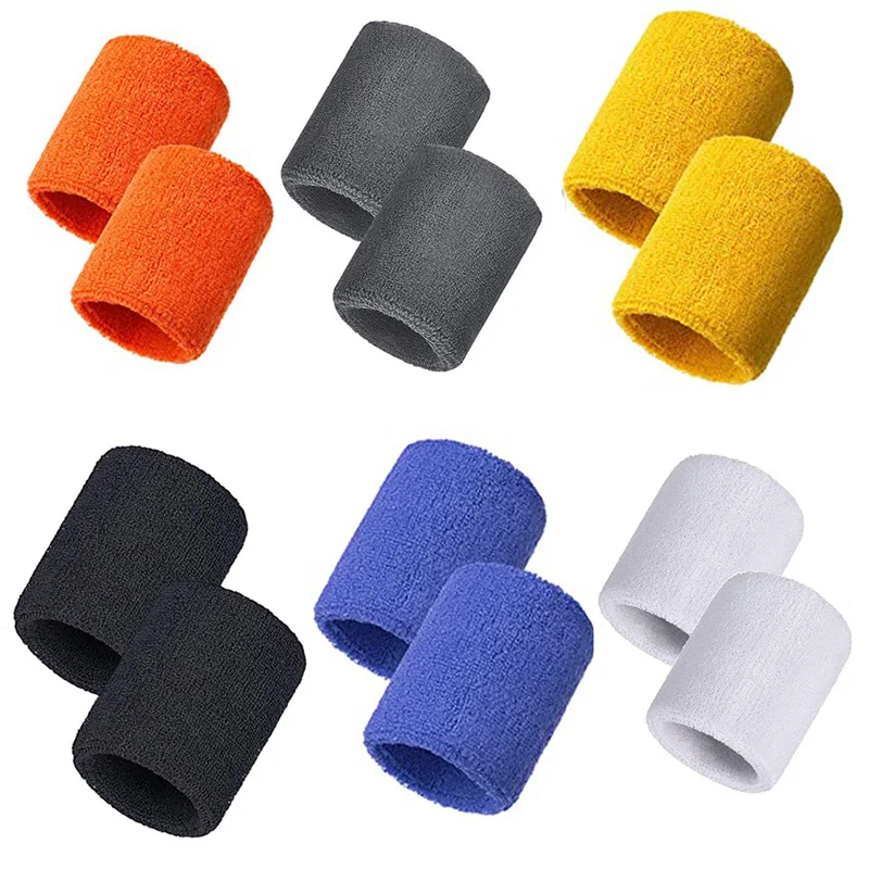 CottonSweatbandsforMenandWomenSportsWristbandSweatBandGood