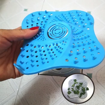 

2020 Bathroom Sink Filter Hair Catcher Stopper Anti-blocking Kitchen Sink Strainer Drain Cover Bathtub Shower Drain Hole Filter