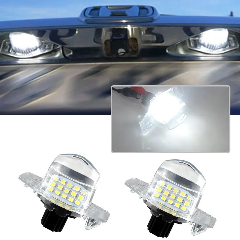 2PCS Error Free LED Number License Plate Light For Honda CRV 2008 - Main Image