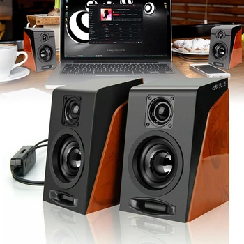 

1 pair New Computer Speaker Notebook Desktop Mini Speaker Multimedia USB Speaker Music Player Subwoofer Sound Box For PC Phones