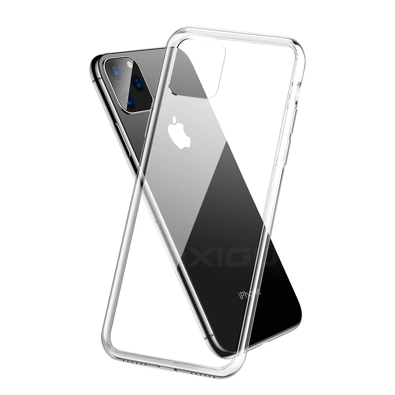 Ультратонкий прозрачный силиконовый чехол для телефона iphone 11 Pro Max, чехол для iphone XR XS Max X 7 8 6 6S Plus, мягкий прозрачный чехол из ТПУ