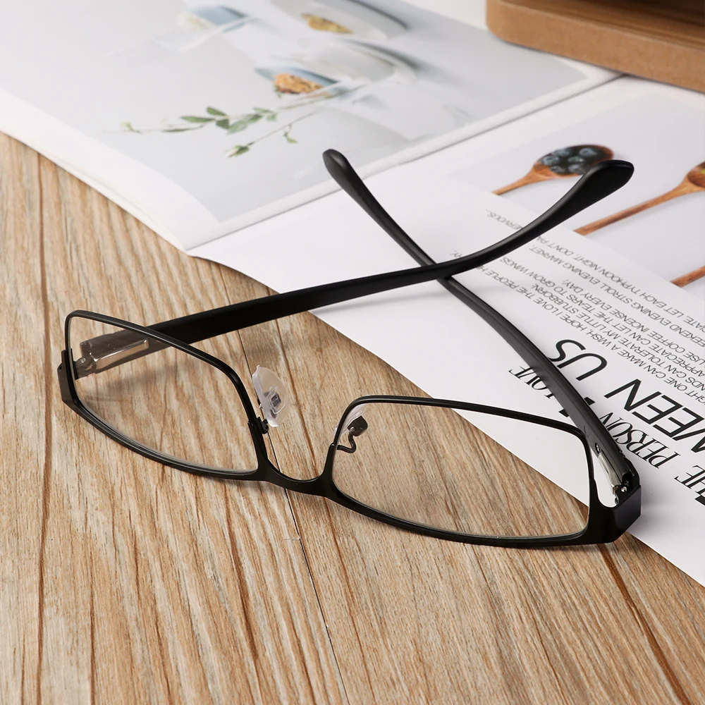 1 шт. Модные мужские деловые очки для чтения из титанового сплава Сверхлегкая рама очки из смолы гибкий Портативный Уход За Зрением очки