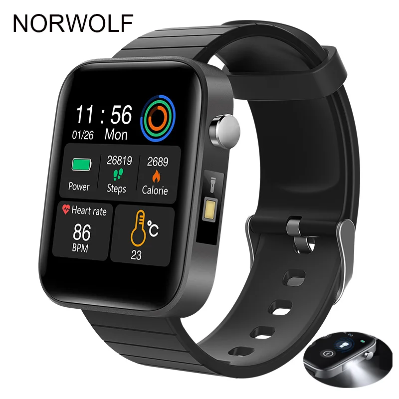  Умные часы для Xiaomi, фитнес трекер для измерения температуры тела, пульса, кислорода, Смарт часы для мужчин и женщин, T68 