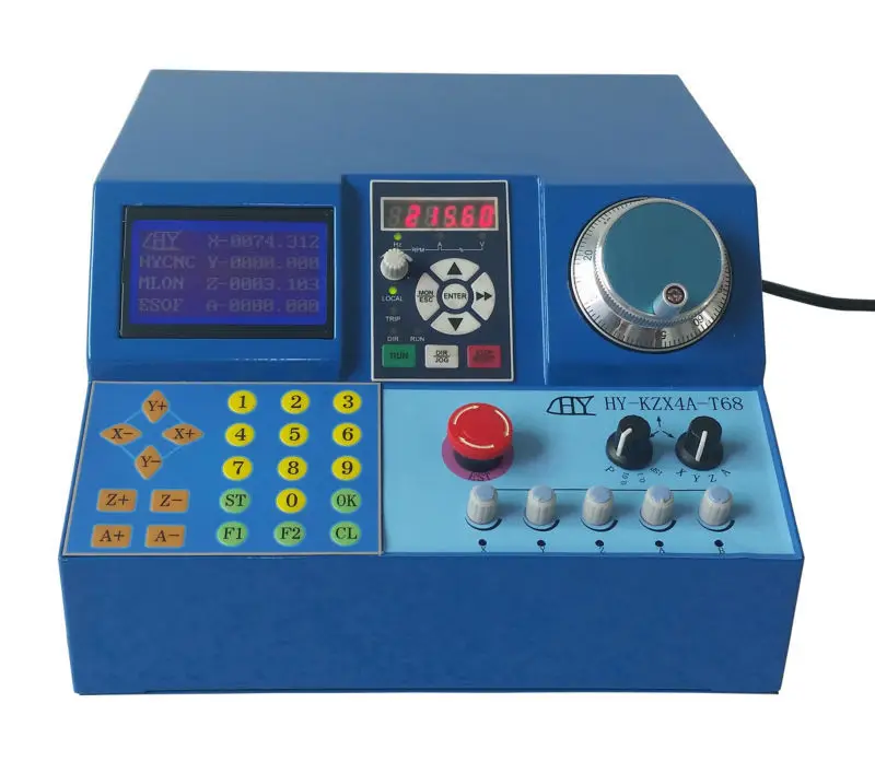 

Free shipping HY-T68-C 4 axis CNC machine controller box Engraving Machine DIY milling/drilling/engraving machine