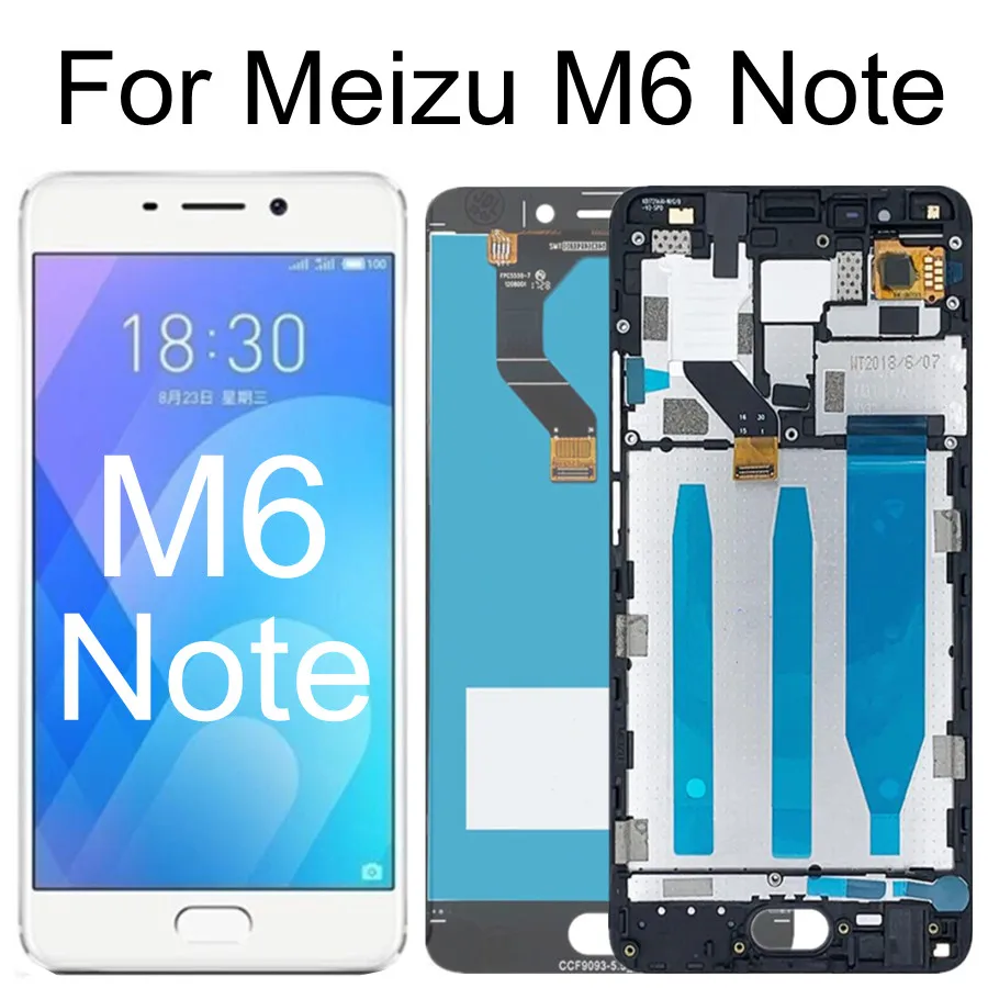 5 &quotLCD для Meizu M6 Note LCD экран дисплей Сенсорная панель дигитайзер Meilan 6 Note6 M721H M721Q