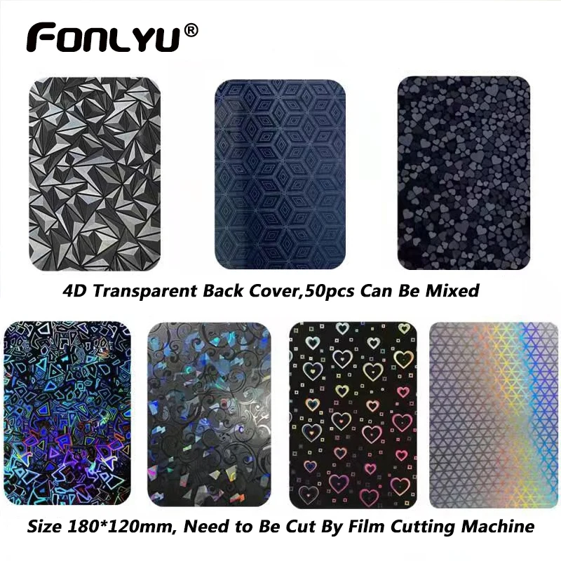 fonlyu-mixed-color-4d-transparent-laser-back-cover-film-for-iphone13-pro-max-back-glass-protective-film-phone-sticker