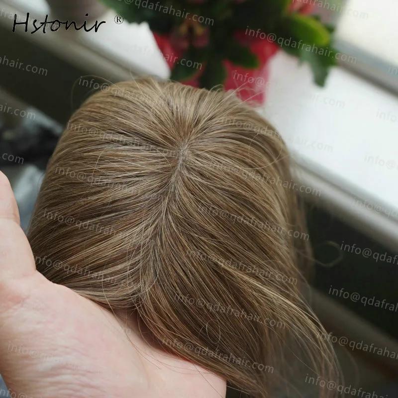 Hstonir Кошерный еврейский парик Европейский волосы remy парик с шелковой сеточкой Боб шейел прямой пепельный блондин индивидуальный заказ
