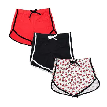 

Children Baby Girls 3 Piece Workout Stylish Drawstring Yoga Pants Kids Summer Fashion Elasticity Sports Shorts Clothes