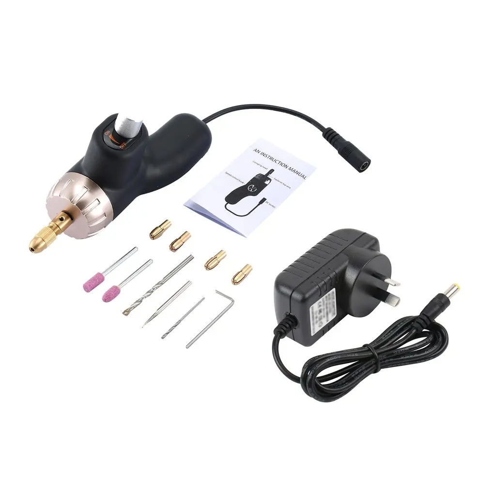 Micro Electric Drill Mill Grinder Kits Variable Speed Rotary Grinding Dremel Tool Machine Engraving Pen | Инструменты