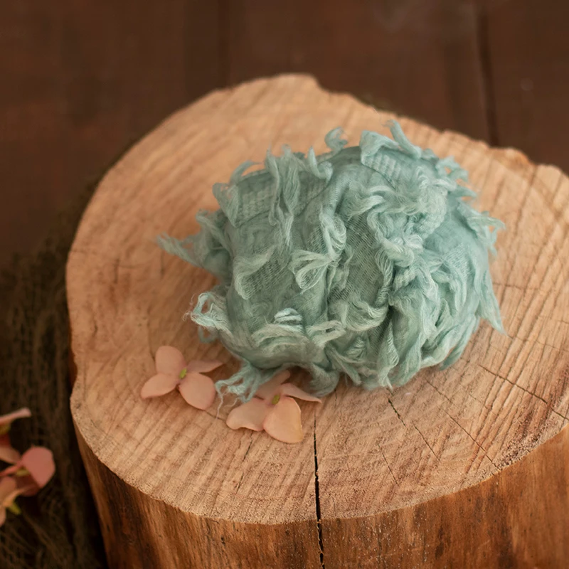 Newborn photography props feather cluster wrapping cloth packing cloth wrap baby photo children colorful blankets