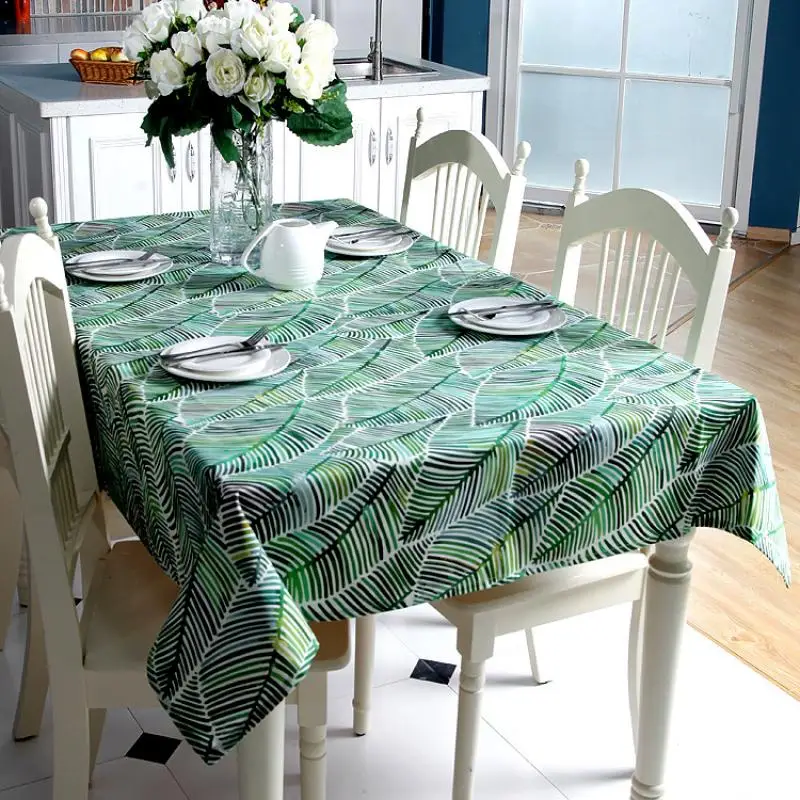 

Green Table Cover Table Cloth Rectangular Tablecloths In Fabric For Home Kitchen Tablecloth Cotton Toalha De Mesa Obrus Mantel