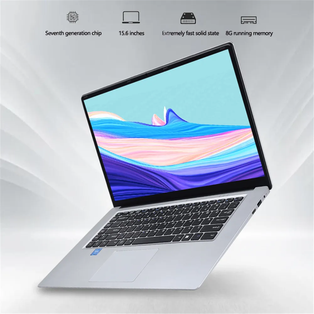 Ноутбук 15 дюймов с 8 Гб ОЗУ 1 ТБ 512G 256G 128G SSD ноутбук Intel четырехъядерный нетбук для