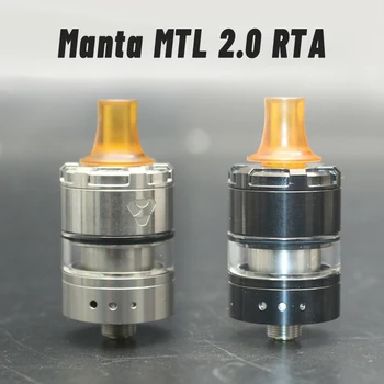 

New arrival vapesoon Manta MTL 2.0 Atomizer Electronic Cigarette 22MM 2ml Rebuildable Tank fit all 510 Box Mod Vape Kit