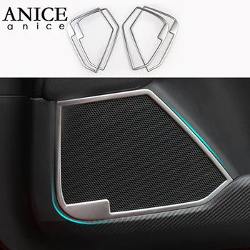 

4pcs stainless steel Door Speaker Audio Ring Cover trim fit For mazda cx-5 cx5 2017-2018