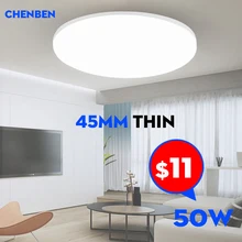 Luces LED de techo para dormitorio, lámpara de techo de 15W, 20W, 30W, 50W, Panel Led para sala de estar