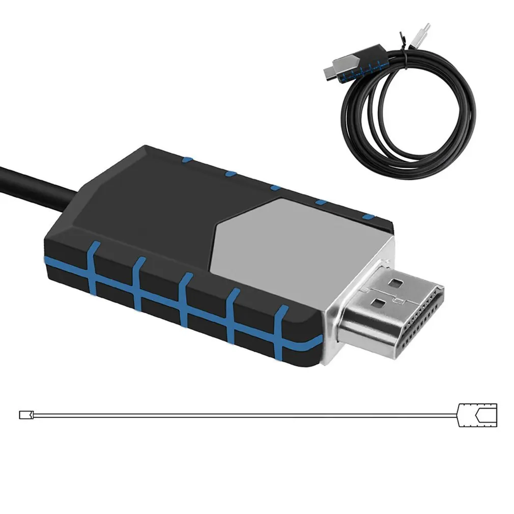 MHL usb type C к HDMI 1080P HD ТВ кабель адаптер для Android телефонов адаптер устройства 1080P дисплей экран зеркалирование ТВ ключ