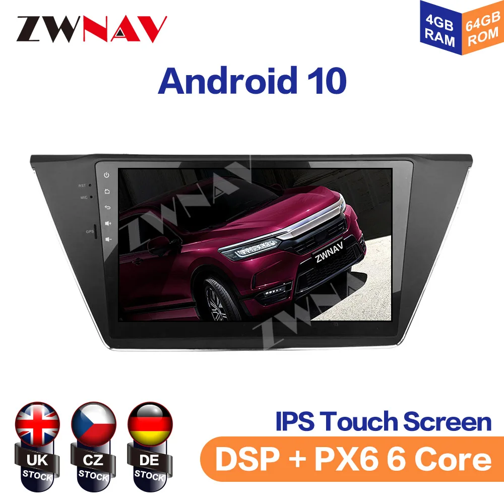 

Android 10 Car GPS Navigation Head Unit For Volkswagen Tiguan 2015-2017 Auto Radio Tape Multimedia Player Stereo No DVD Player