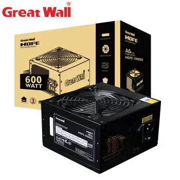 

Great Wall Power Supply 12V ATX 600W PSU 80 PLUS BRONZE 120mm Fan Power Supplies for PC Active PFC Computer Power Supply