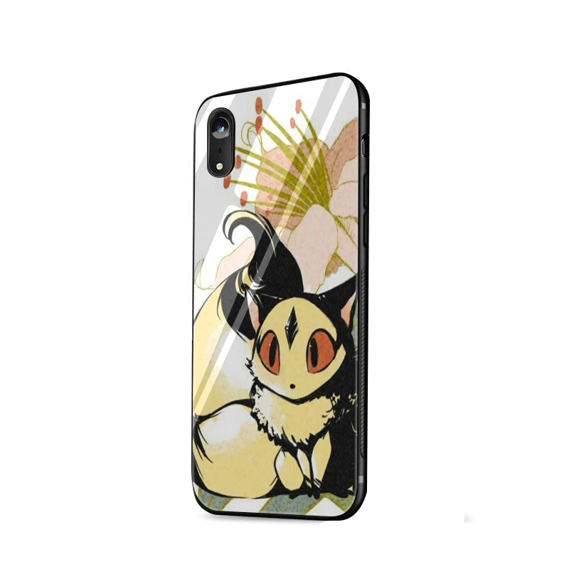 Стеклянный чехол для телефона из ТПУ стекла для Apple iPhone 5 5S SE 6 6S 7 8 Plus XR X XS Max Kirara Inuyasha