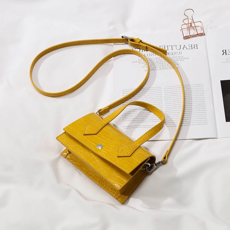 

Vintage PU Leather Crossbody Bags For Women 2019 Luxury Shoulder Messenger Bag Female Small Handbag Trendy Tote Flap Bolsa