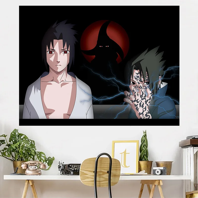 Anime Naruto Hanger Tapestry Remodeling Room Dormitory Bedside Background Cloth