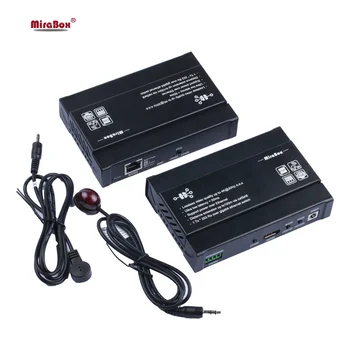 

HDMI Extender Lossless 4K over IP via Cat5e Cat6 up to 328ft (100m), Supports Dolby-true HD/DTS-HD/LPCM7.1/DTS/Dolby-AC3/DSD