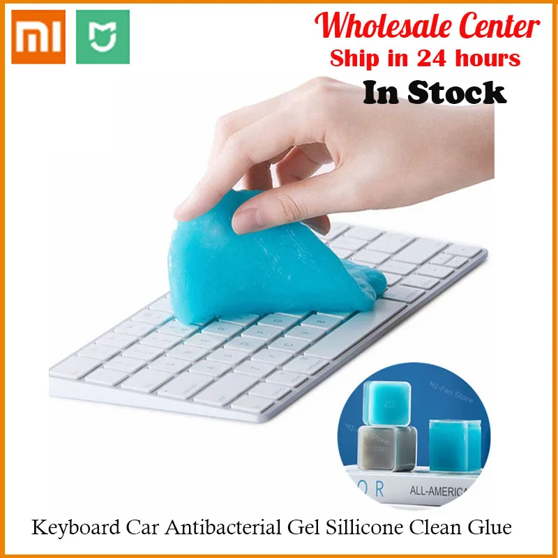 

In Stock Keyboard Car Antibacterial Gel Sillicone Clean Glue Xiaomi Clean-n-Fresh Cleaning Rubber Computer Mud Tool Dust