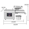 K28 Automatic Oil Press Household FLaxseed Oil Extractor Peanut Oil Press Cold Press Oil Machine Stainless steel 110/220V 5