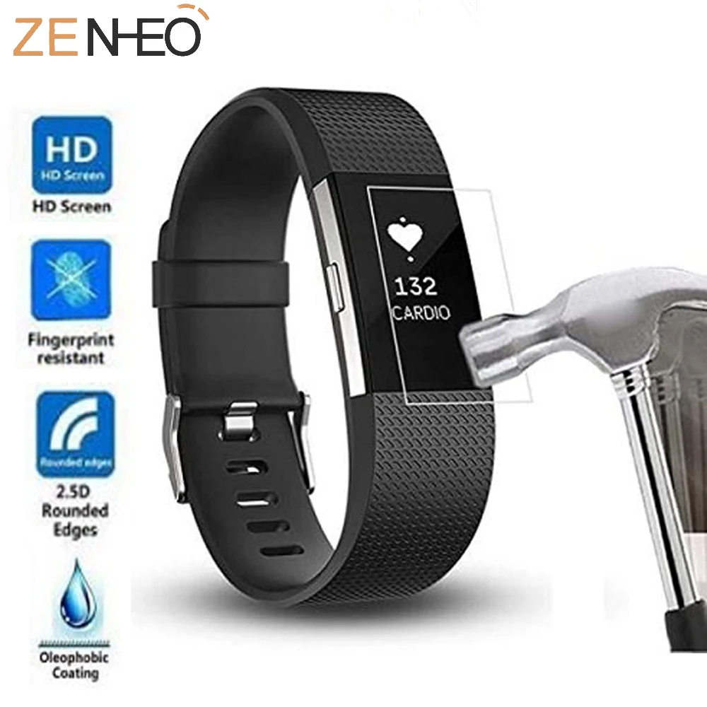 

New 3PCS Soft TPU Transparent Screen Protector Film For Fitbit Charge 2 Watch Screen HD Film Protector Watch Scratch Resistant