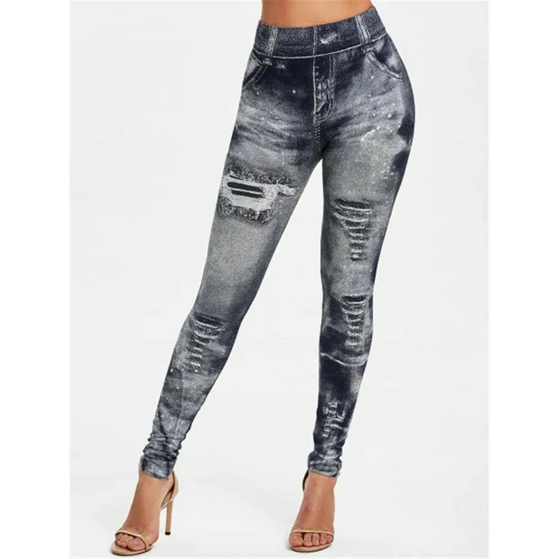Fashion Women Elastic Skinny Stretchy 