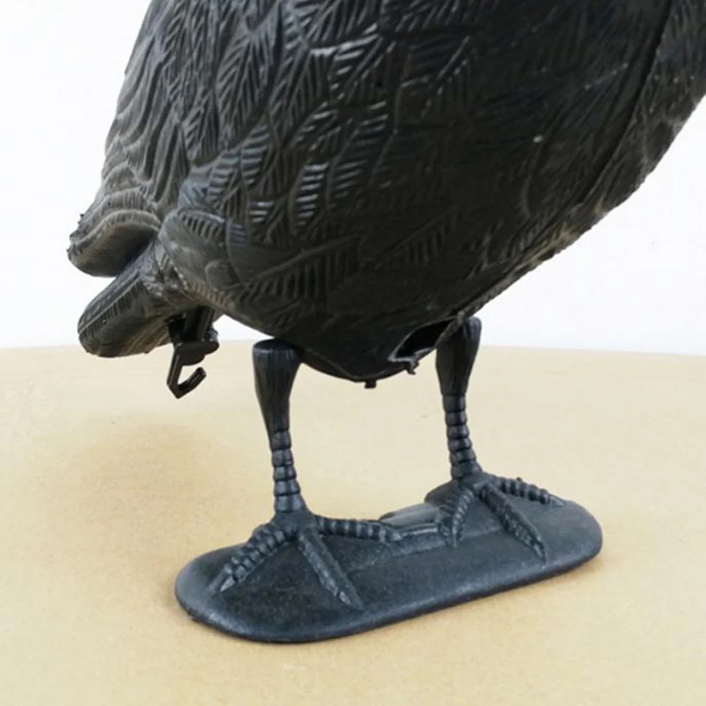 Легкий симулятор 3D реалистичные Ворона приманки Ворон декодирование пугало поддельные птицы домашний сад двор Декор Орнамент