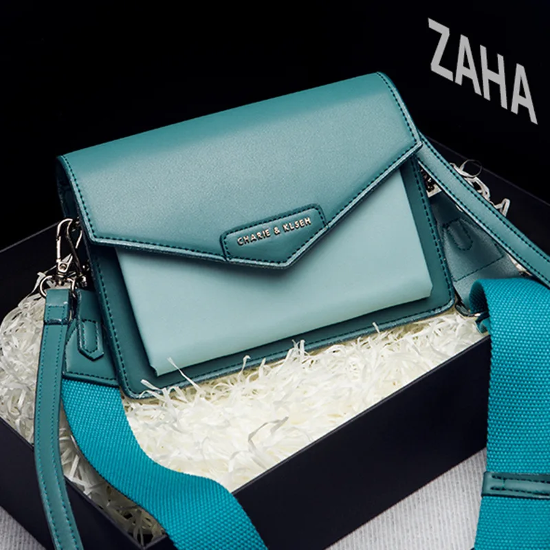 

Charie & Amp; Klseh2019 New Style Section Defines Pink Messenger Bag Wide-Strap Envelope Cross-body WOMEN'S Bag