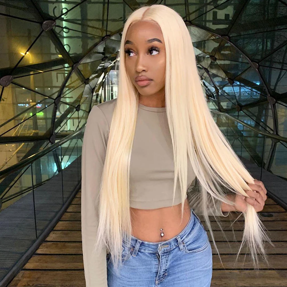 VSHOW Honey Blonde Straight Menselijk Haar Pruiken Voor Zwarte Vrouwen 150% Braziliaanse Remy Haar Pruik Blauw/Roze/613 kleur Lace Front Pruiken VSHOW Honey Blonde Straight Menselijk Haar Pruiken Voor Zwarte Vrouwen 150% Braziliaanse Remy Haar Pruik Blauw/Roze/613 kleur Lace Front Pruiken
