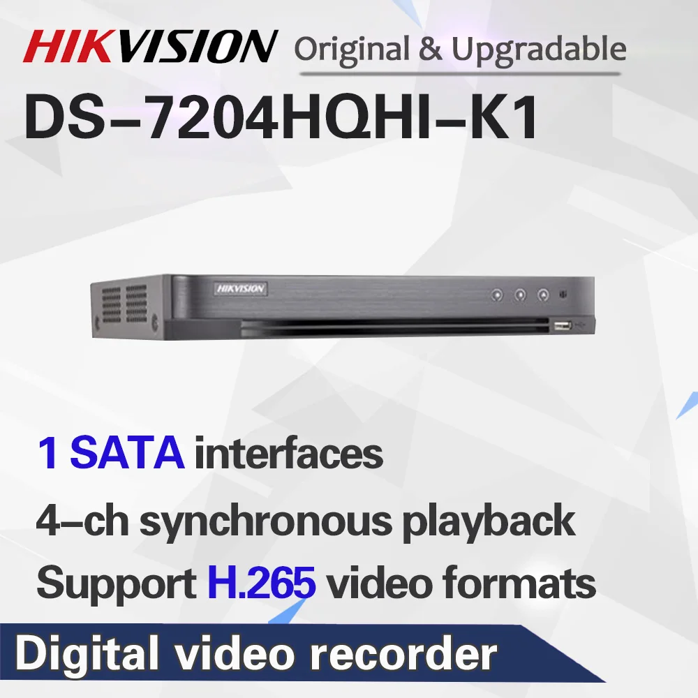 Original Hikvision 4mp Turbo Hd Dvr Ds 74hqhi K1 4 In 1 Video Recorder For Ahd Cvi Cvbs Tvi Analog Camera Surveillance Video Recorder Aliexpress