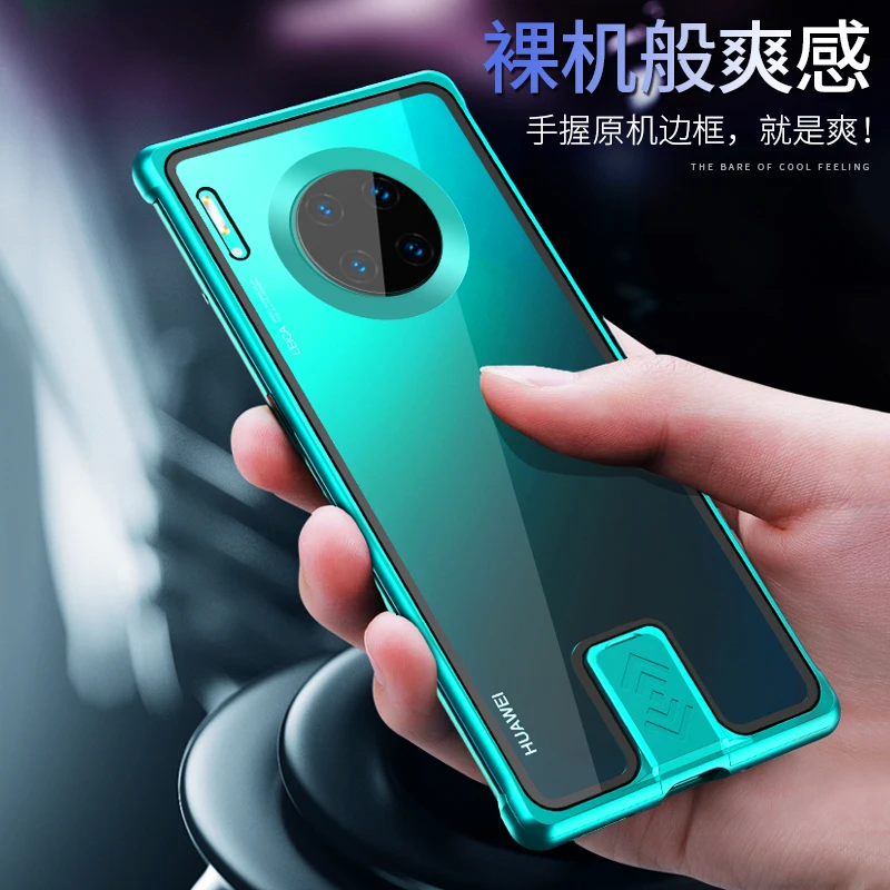 

Beyour Metal Bumper Cover for Huawei Mate 30 Pro Case Shockproof Tempered Glass Coque For Huawei P30 Mate 20 Honor 20 Nova 5 Pro