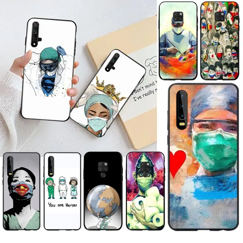 Мягкий чехол для телефона HUAGETOP Huawei P40 P30 P20 lite Pro Mate 30 20 P Smart 2019|Бамперы| |