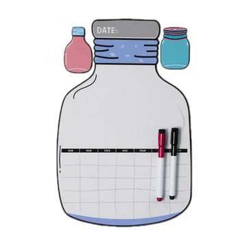 

Magnetic Fridge Stickers Calendar Message Board Memo Dry Wipe Board Daily Organizer Menu Stickers for Fridge Home Decoration