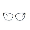 Anti-blue Light Cat Eye Prescription Spectacle Women Myopia Lens Photochromic Glasses Diopter 0 -0.5 -0.75 -1.0 -2.0 To -6.0 3