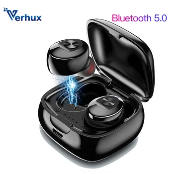 

XG12 TWS Bluetooth 5.0 Earphone Stereo Wireless Earbus HIFI Sound Sport Earphones Handsfree Gaming Headset with Mic for Phone