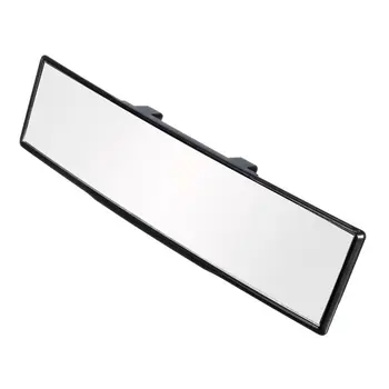 

Auto 300Mm Car Rear Mirror Wide-Angle Rearview Mirror Auto Wide Convex Curve Interior Clip On Rear View Mirror