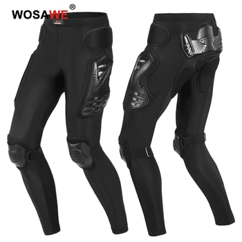 

WOSAWE Motorcycle Pants Protective Gear off-road Motorcycle Rider Pant Motorcycle Racing Armor Leg Hip Protection