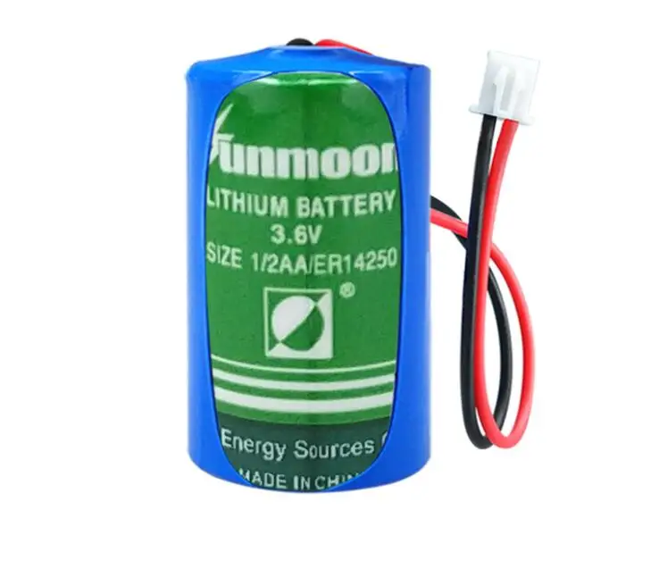 1PCS ER14250 ER 14250 3.6V 1/2AA Delta PLC battery ls14250 probe with plug | Электроника